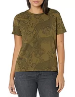 Koszulki i topy damskie - Desigual T-shirt damski Ts_ayla, zielony, M - miniaturka - grafika 1