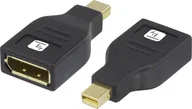 Złącza, przejściówki, adaptery - Techly Adapter AV Adapter DisplayPort F auf Mini DisplayPort M 4K schwarz - miniaturka - grafika 1