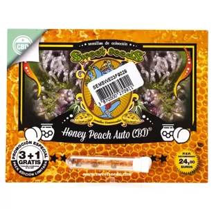 Nasiona konopi CBD Sweet Seeds - Honey Peach Auto CBD (fem.) 4 szt. - Nasiona i cebule - miniaturka - grafika 1