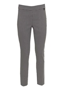 Calvin Klein Spodnie w kolorze czarnym - Spodnie damskie - miniaturka - grafika 1
