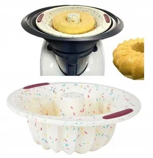 FORMA NA BABKĘ DO THERMOMIX TM6 TM5 SILIKONOWA BEZ USZTYWNIENIA KREMOWA - Akcesoria i części AGD - miniaturka - grafika 1