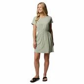 Sukienki - Sukienka techniczna z krótkim rękawem Columbia Chill River SS Dress safari - L - miniaturka - grafika 1