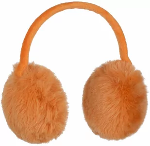 Nauszniki One Colour Futro Tkane by McBURN, pomarańczowy, One Size - Apaszki i szaliki damskie - miniaturka - grafika 1
