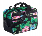Akcesoria podróżnicze - Bagaż podręczny do samolotu torba Ryanair Wizzair w kwiaty 40x20x25 - miniaturka - grafika 1