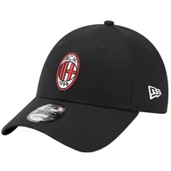 Czapki męskie - czapka z daszkiem męska New Era Core 9FORTY AC Milan Cap 60363649-OSFM - miniaturka - grafika 1