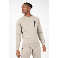 Bluzy sportowe męskie - Bluza fitness męska Gorilla Wear Newark Sweater - miniaturka - grafika 1