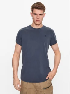 G-Star Raw T-Shirt D16396-2653-D418 Niebieski Regular Fit - Koszulki męskie - miniaturka - grafika 1