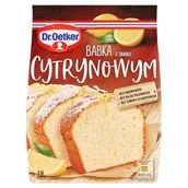 Mąka - Dr. Oetker, Ciasto, Babka cytrynowa, 375 g - miniaturka - grafika 1