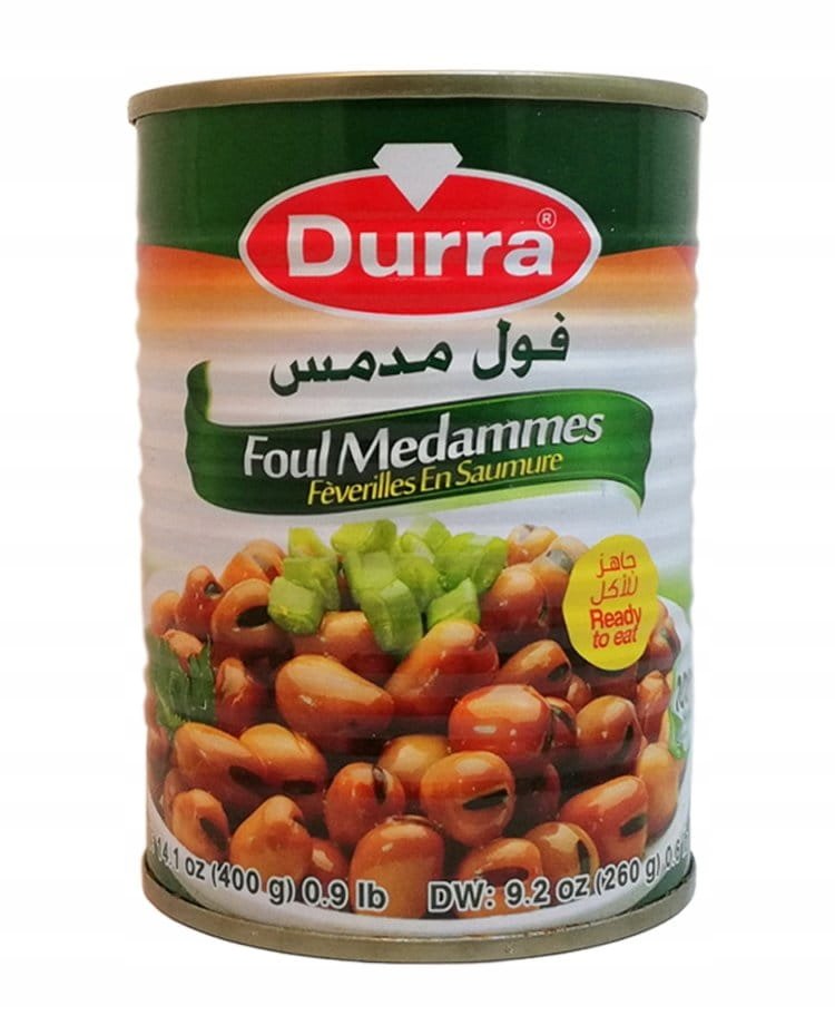 10xPotrawa z fasoli fava foul medammes Durra 400 g
