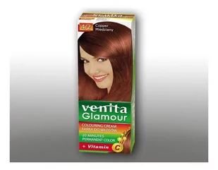 Venita Glamour, farba do włosów, 4/2 Miedziany - Farby do włosów i szampony koloryzujące - miniaturka - grafika 1