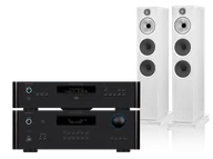 Zestawy stereo - Rotel RA-1572 MkII (czarny) + RCD-1572 MkII (czarny) + 603 S3 (biały) - miniaturka - grafika 1