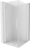 Kabiny prysznicowe - Mexen Velar kabina prysznicowa rozsuwana 120x120 cm, szron, biała - 871-120-120-31-20 - miniaturka - grafika 1