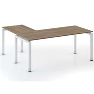 Stoły i stoliki do biura - B2B Partner Stół Square L 1800 x 1800 mm, orzech 468065 - miniaturka - grafika 1