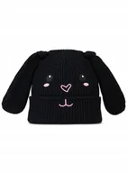 Czapki dla dzieci - Czapka dziecięca Buff Funn Rabbit Knitted Beanie Youth black - miniaturka - grafika 1