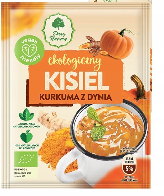Kisiel - Kurkuma z Dynią EKO 30g Dary Natury