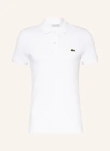 Lacoste Koszulka Polo Z Piki Slim Fit weiss - Moda i Uroda OUTLET - miniaturka - grafika 1