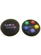 Zabawki zręcznościowe - Squid Game zestaw 3 gier Gonggi z Pudełkiem Dociążone Kamień Spinner - miniaturka - grafika 1