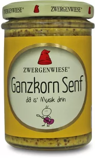 Zwergenwiese MUSZTARDA Z CAŁYMI ZIARNAMI BEZGLUTENOWA BIO 160 ml - Musztardy - miniaturka - grafika 1