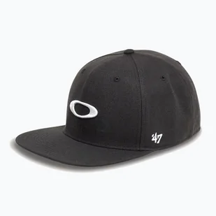 Czapka z daszkiem męska Oakley 47 B1B Ellipse blackout / white WYSYŁKA W 24H 30 DNI NA ZWROT - Czapki damskie - miniaturka - grafika 1