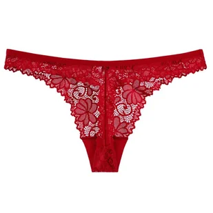 Koronkowe stringi - Majtki damskie - miniaturka - grafika 1