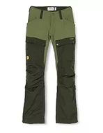 Spodnie damskie - Fjallraven Spodnie damskie Keb Trousers Curved W Short zielony Deep Forest - laurel Green 30 F89852S - miniaturka - grafika 1