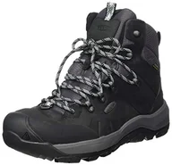 Śniegowce damskie - KEEN Damskie buty zimowe Revel 4 Polar Mid Height wodoodporne, Black Harbor Gray, 40 EU - miniaturka - grafika 1