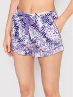 Piżamy damskie - Cyberjammies Szorty piżamowe Camila 9375 Fioletowy Regular Fit - miniaturka - grafika 1