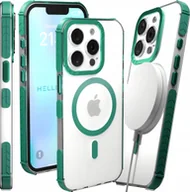 Etui i futerały do telefonów - Etui Pancerne do Apple iPhone 13 Pro Bumper, Zielona Ramka, Magsafe, Case - miniaturka - grafika 1