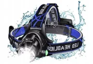 Latarki - Latarka Czołowa Led Zoom Cree XM-L T6 Czołówka - miniaturka - grafika 1