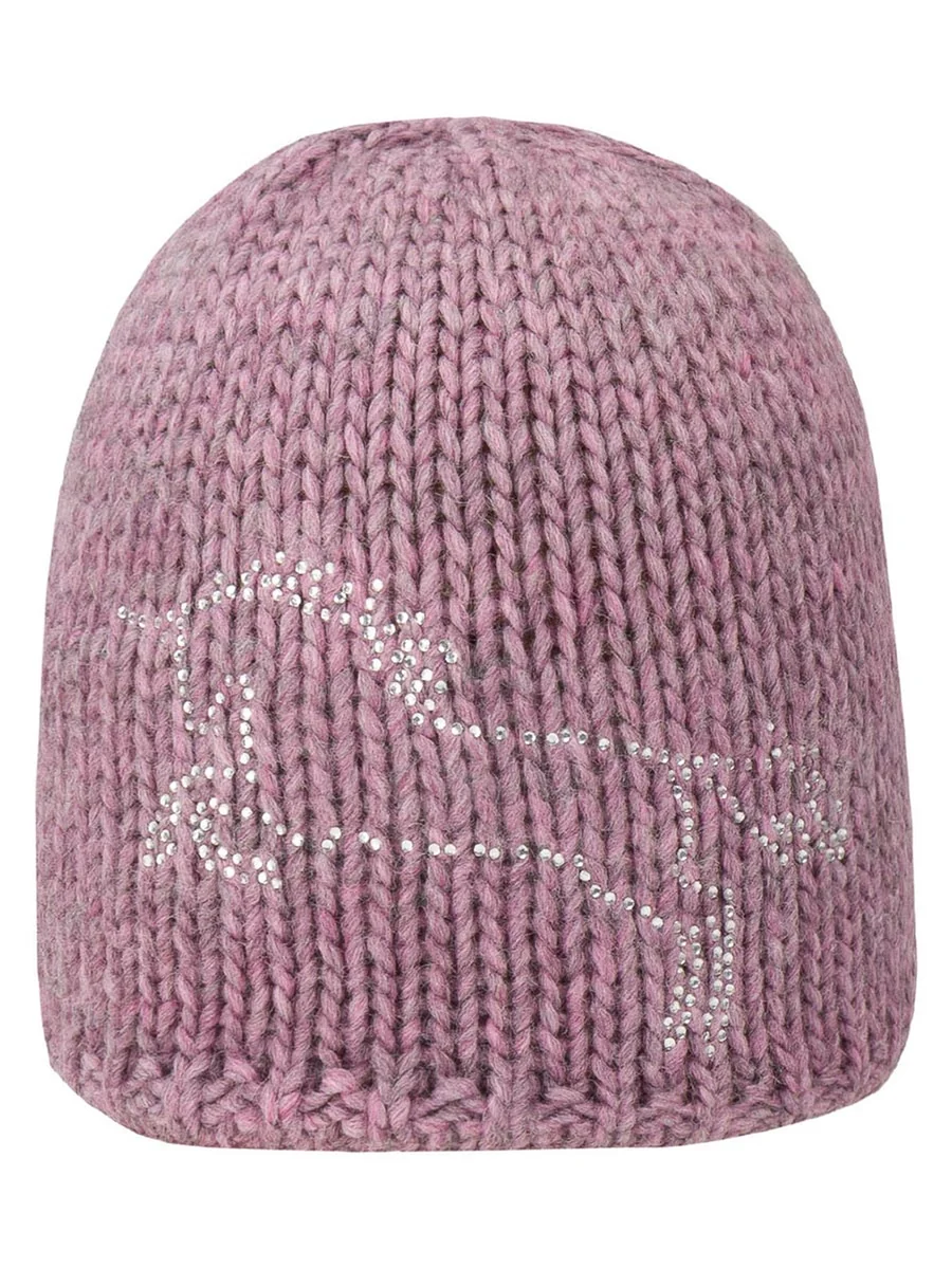 Czapka beanie z jednorożcem różowa Doll r.49