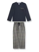 Piżamy chłopięce - Sanetta Piżama w kolorze granatowo-beżowym - miniaturka - grafika 1