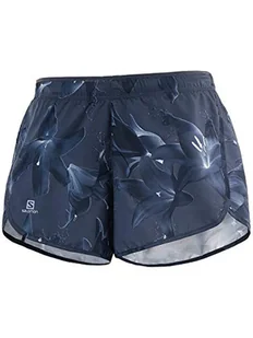 Salomon Damskie szorty Agile, grafitowe, XL - Spodenki damskie - miniaturka - grafika 1