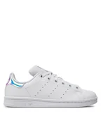 Buty dla dziewczynek - adidas Sneakersy Stan Smith J FX7521 Biały - miniaturka - grafika 1