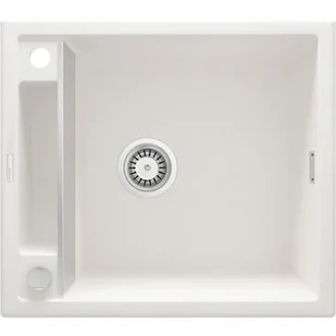 Deante Magnetic Zlewozmywak granitowy magnetyczny 1-komorowy bez ociekacza - alabaster ZRM A103 - Zlewozmywaki - miniaturka - grafika 1