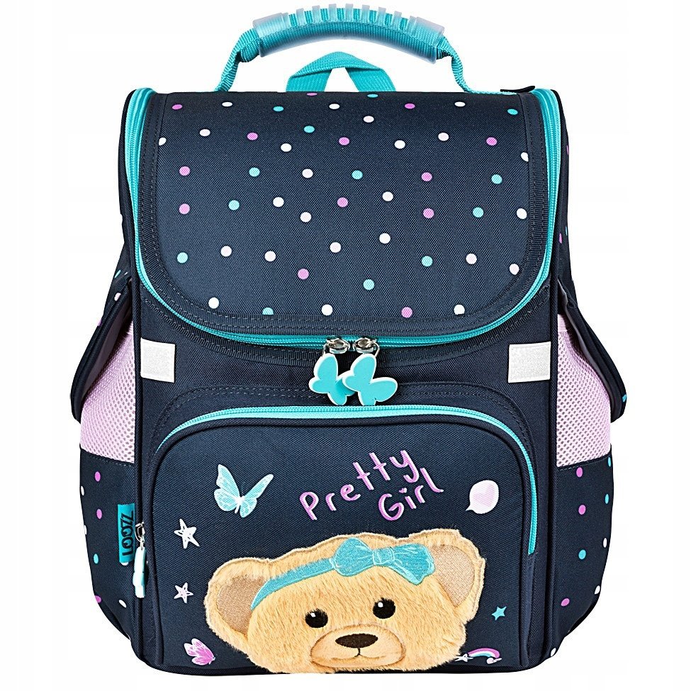 Tornister szkolny plecak klasa 1-2 zdrowe plecy Miś Loozz St. Majewski