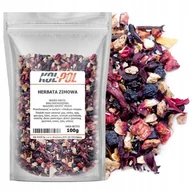 Herbata - Herbata Zimowa Owocowa 100g Świąteczna Hibiskus + owoce i przyprawy Kol-Pol - miniaturka - grafika 1