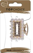 Ozdoby do włosów - TOP CHOICE Klamra do włosów - Pearl - miniaturka - grafika 1