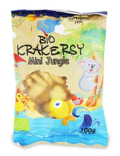 Bio Ania KRAKERSY MINI JUNGLE BIO 100 g - - Przekąski dla dzieci - miniaturka - grafika 1