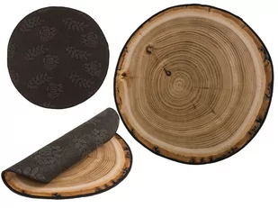 Kemis - House of Gadgets, Dywanik dekoracyjny Pień drzewa śr. 60 cm - Dekoracje domu - miniaturka - grafika 1