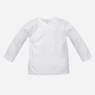 Kaftanik Pinokio Wrapped 62 cm White (5901033216336) - Bluzki dla niemowląt - miniaturka - grafika 1