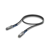 Kable światłowodowe - Ubiquiti UACC-DAC-QSFP28-0.5M kabel InfiniBand / światłowodowy 0,5 m Czarny - miniaturka - grafika 1
