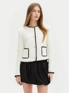 Swetry damskie - Guess Kardigan W5RN20 WGVQ2 Écru Regular Fit - miniaturka - grafika 1