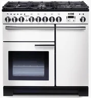 Kuchenki gazowo-elektryczne - Kuchnia FALCON Professional Deluxe 90 Biały chrom - miniaturka - grafika 1