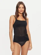 Piżamy damskie - Emporio Armani Underwear Koszulka piżamowa 164881 3F204 00020 Czarny Slim Fit - miniaturka - grafika 1