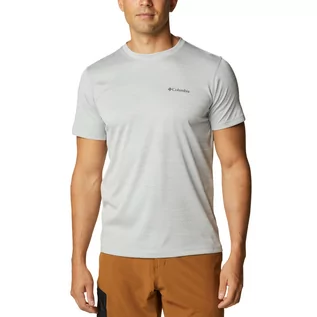 Koszulki sportowe męskie - Męska koszulka termoaktywna Columbia Zero Rules SS grey - grafika 1