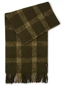 BOSS Męski szalik Narratore Scarf, Dark Green308, jeden rozmiar - Apaszki i szaliki męskie - miniaturka - grafika 1