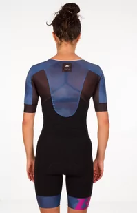 ZEROD Strój triathlonowy damski RACER TT SUIT hot purple mist - Bielizna sportowa męska - miniaturka - grafika 2