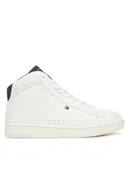 Buty dla chłopców - Tommy Hilfiger Sneakersy T3X9-34074-1355 Biały - miniaturka - grafika 1