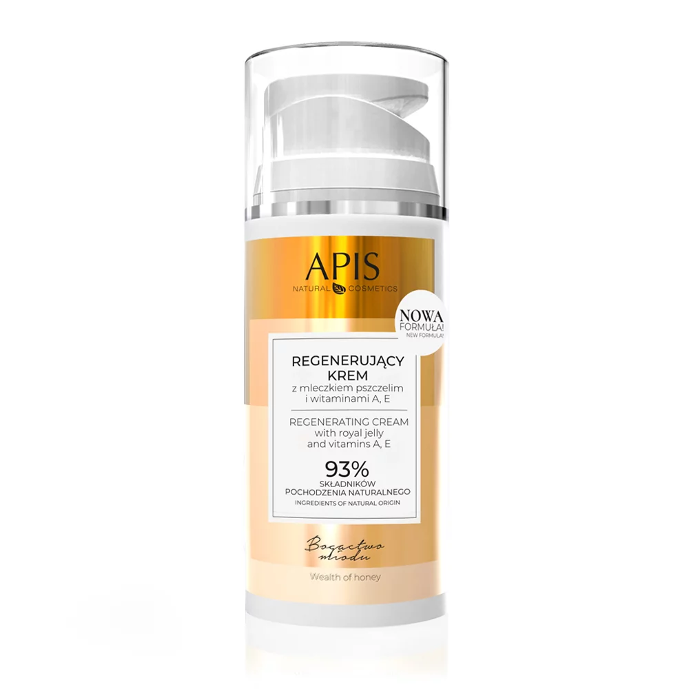 Apis Regenerating Cream - Regenerujący krem do twarzy z mleczkiem pszczelim i witaminami - 100 ml