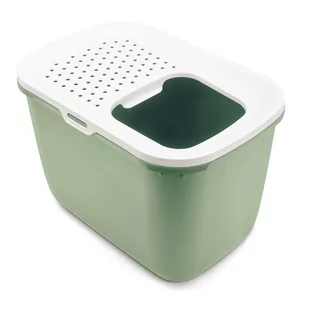Savic Hop In kuweta dla kota - Botaniczna zieleń / biały - Kuwety dla kotów - miniaturka - grafika 1